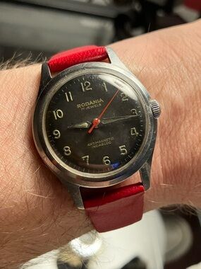 Rodania 1950s Military Style Men’s Watch